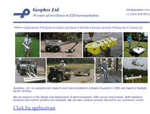 Tablet Screenshot of geophex.com